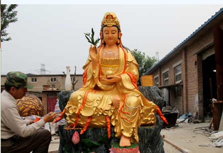 玻璃钢佛像雕塑